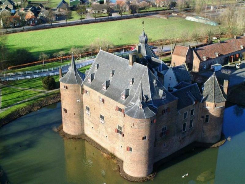 Le Château Ammersoyen, Gueldre aux Pays-Bas
